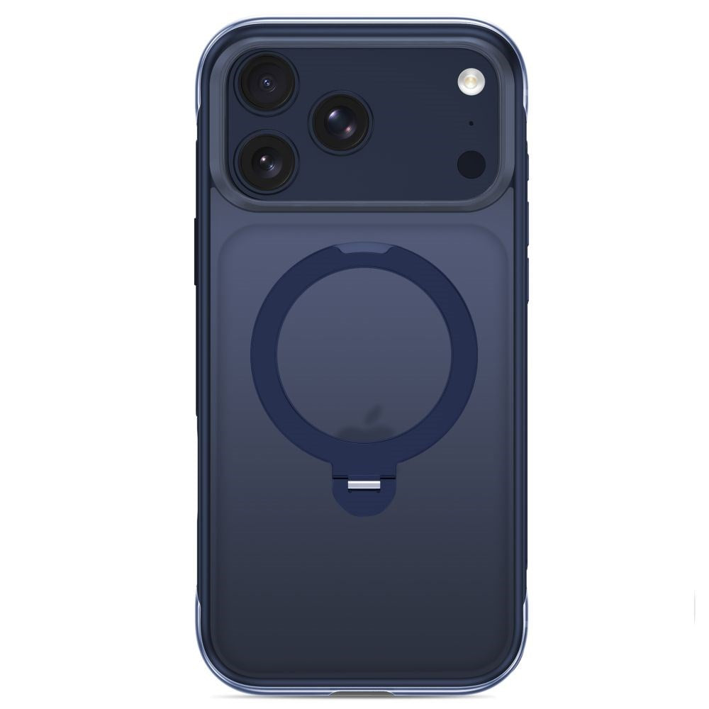 iPhone 18 Pro / 17 Pro Tech-Protect MagAir Stand Skal med Kickstand - MagSafe Kompatibel - Matt Blå
