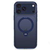 iPhone 18 Pro / 17 Pro Tech-Protect MagAir Stand Skal med Kickstand - MagSafe Kompatibel - Matt Blå