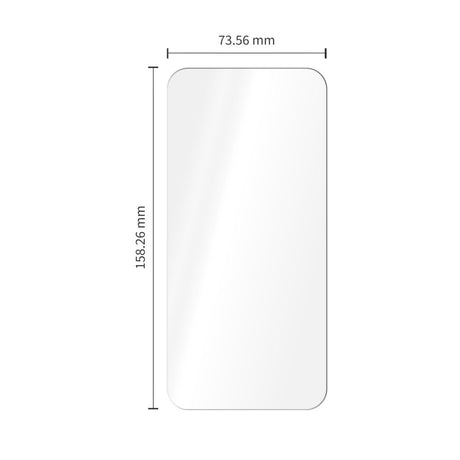 Samsung Galaxy S26 FE Tech-Protect Glass Fit+ Härdat Skärmskyddsglas - 2 St. - Transparent