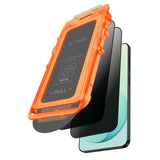 Samsung Galaxy S26 FE Tech-Protect Quick Set Spy+ Privacy Skärmskyddsglas - 2 st - Transparent