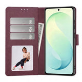 Samsung Galaxy S26 FE Tech-Protect Wallet Fodral m. Korthållare - Röd