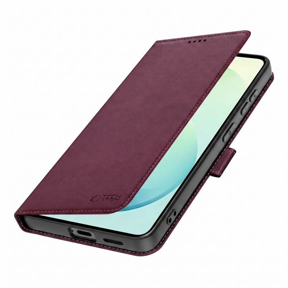 Samsung Galaxy S26 FE Tech-Protect Wallet Fodral m. Korthållare - Röd