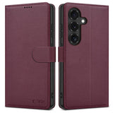 Samsung Galaxy S26 FE Tech-Protect Wallet Fodral m. Korthållare - Röd