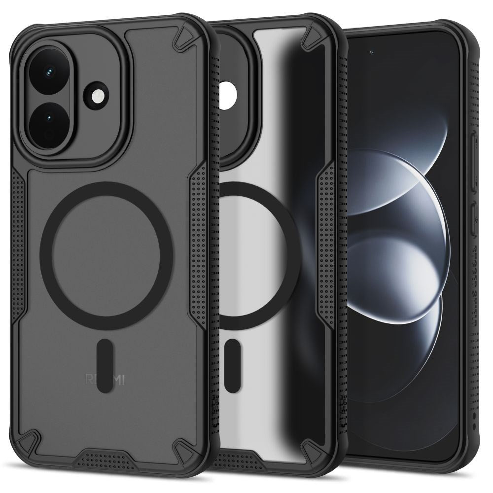 Xiaomi Redmi Note 17 Pro (5G) Tech-Protect Rugged Shield Skal - MagSafe Kompatibel - Matt Svart