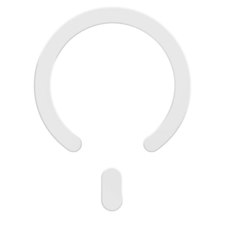 Tech-Protect Magnetisk MagSafe Ring m. Installationsram – Vit