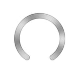 Tech-Protect MagSafe Kompatibel Magnetisk Ring m. Installationsram - 2 st - Silver / Blå