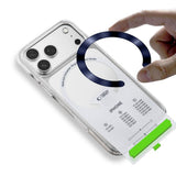 Tech-Protect MagSafe Kompatibel Magnetisk Ring m. Installationsram - 2 st - Silver / Blå