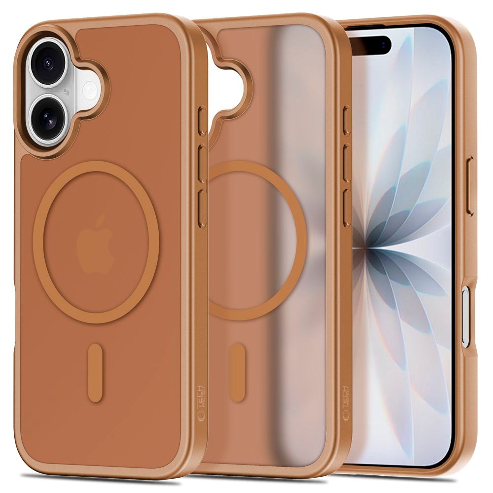 iPhone 17 Tech-Protect BasicMag Hybrid Skal - MagSafe Kompatibel - Matt Brun