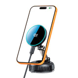 Tech-Protect Magnetisk Bilhållare m. 25W Trådlös Laddning – Instrumentbräda – MagSafe Kompatibel – Svart