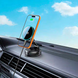 Tech-Protect Magnetisk Bilhållare m. 25W Trådlös Laddning – Instrumentbräda – MagSafe Kompatibel – Svart