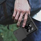 Xiaomi Redmi Note 15 Pro+ (Plus) Tech-Protect Camshield Skal med Magnetisk Ring & Stativfunktion - Svart