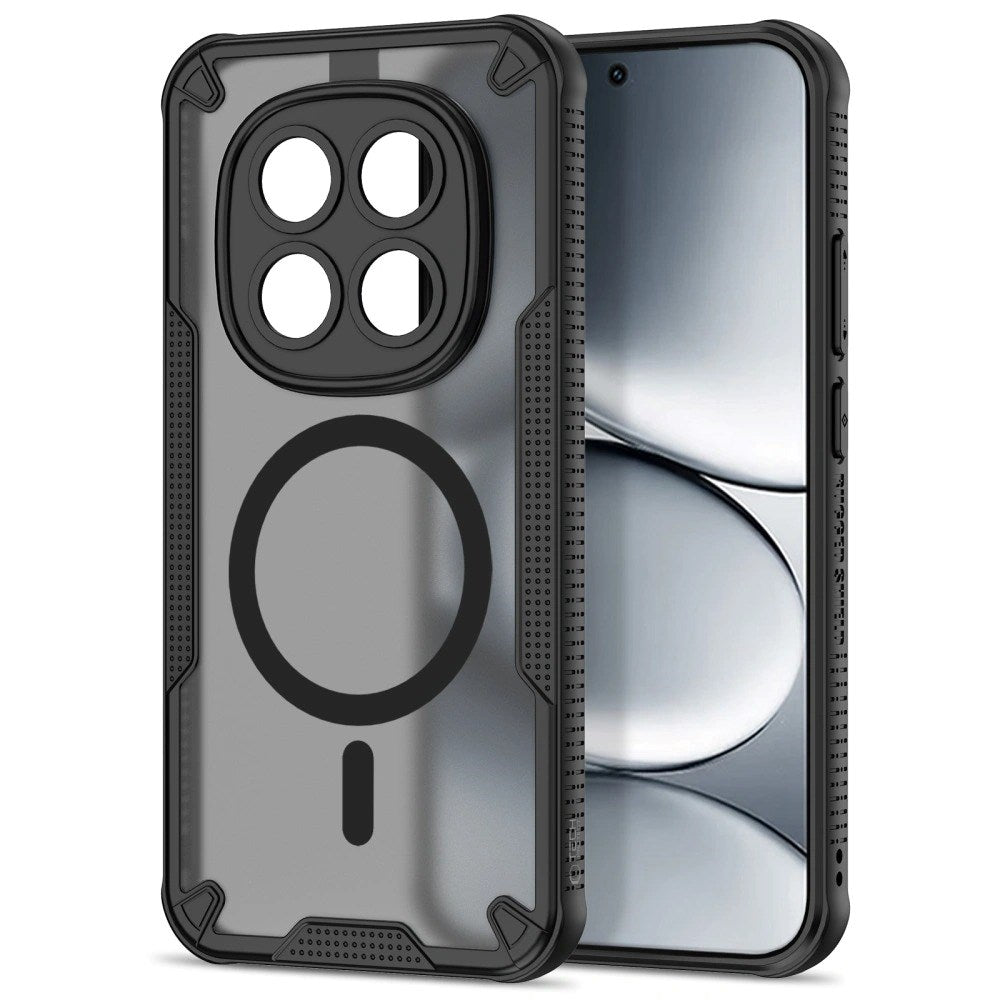 Xiaomi Redmi Note 15 Pro Tech-Protect Rugged Shield Skal - MagSafe Kompatibel - Mattsvart