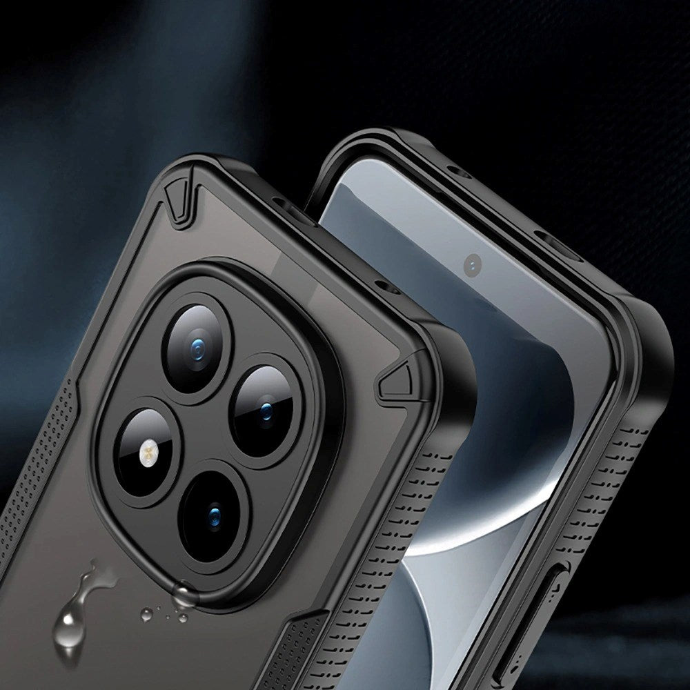Xiaomi Redmi Note 15 Pro+ (Plus) Tech-Protect Rugged Shield Skal - Mattsvart