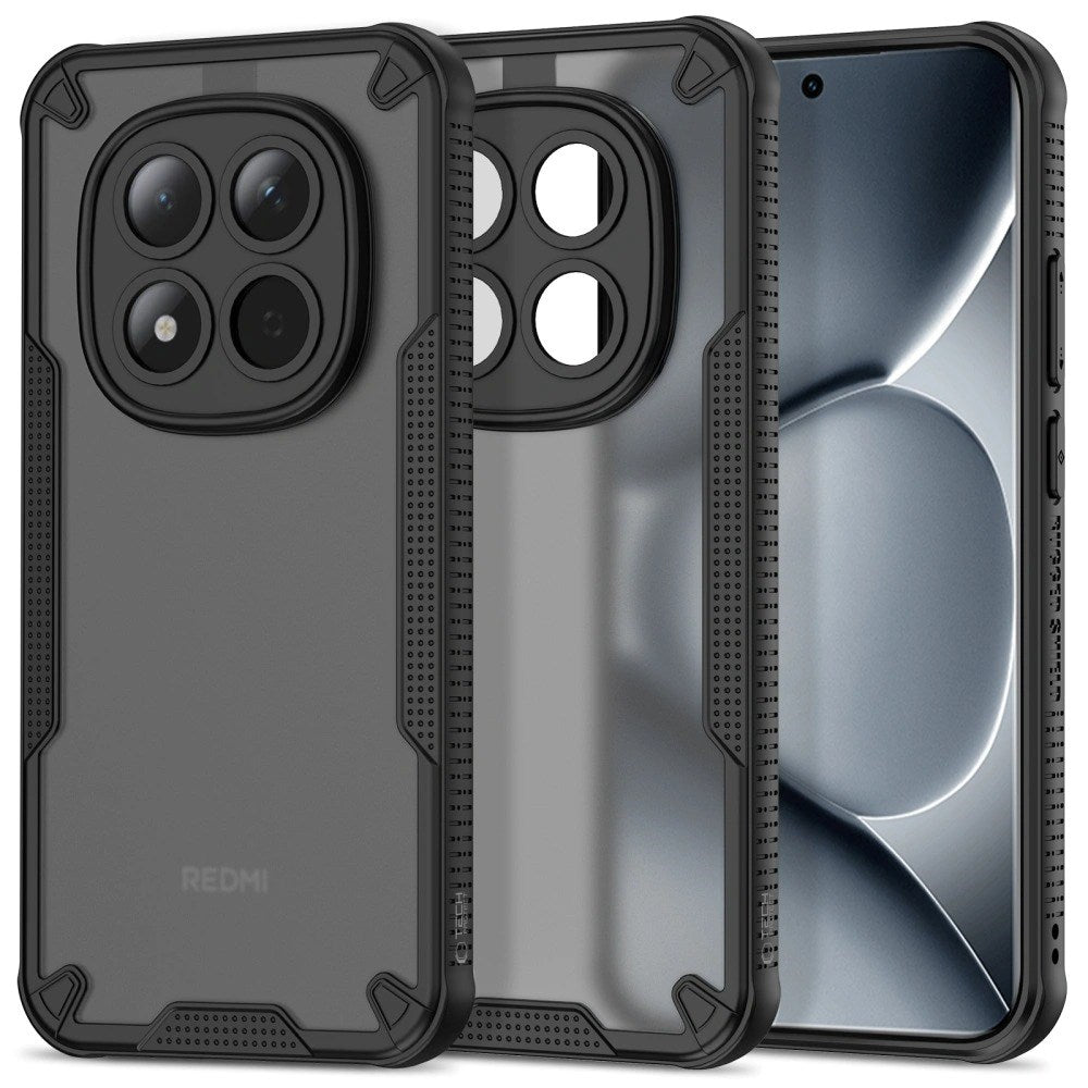 Xiaomi Redmi Note 15 Pro+ (Plus) Tech-Protect Rugged Shield Skal - Mattsvart