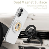 Tech-Protect Lamano Magnetisk Mobil Ring - MagSafe Kompatibel - Silver / Guld