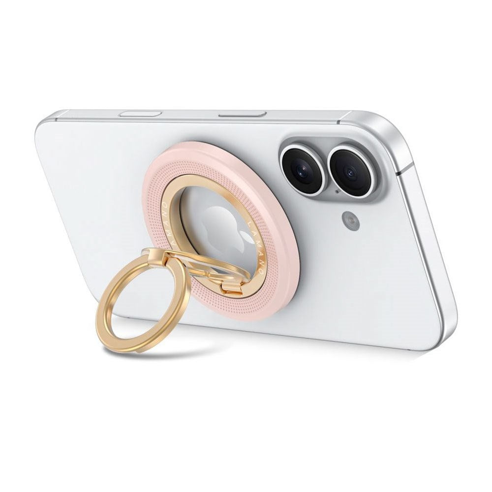 Tech-Protect Lamano Magnetisk Mobil Ring - MagSafe Kompatibel - Rosa / Guld