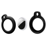 Tech-Protect AirTag 1. & 2. Gen. Rough Skal med Karbinhake - 2 st. - Svart