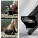 Samsung Galaxy A36 (5G) Tech-Protect Kevlar Pro Hårdplast Skal med Skärmskydd & Kickstand - Svart