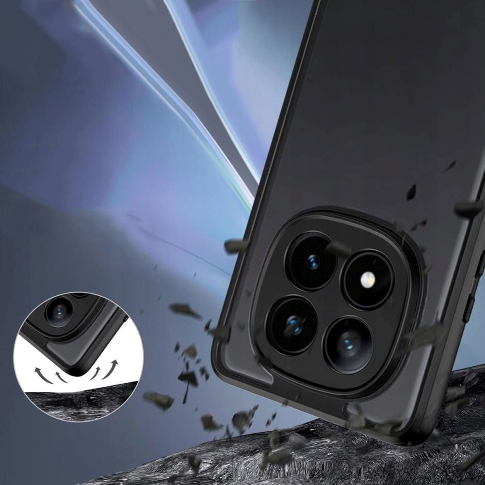 Xiaomi Redmi Note 14 Pro (5G) Tech-Protect MagMat Plast Skal - Transparent / Svart