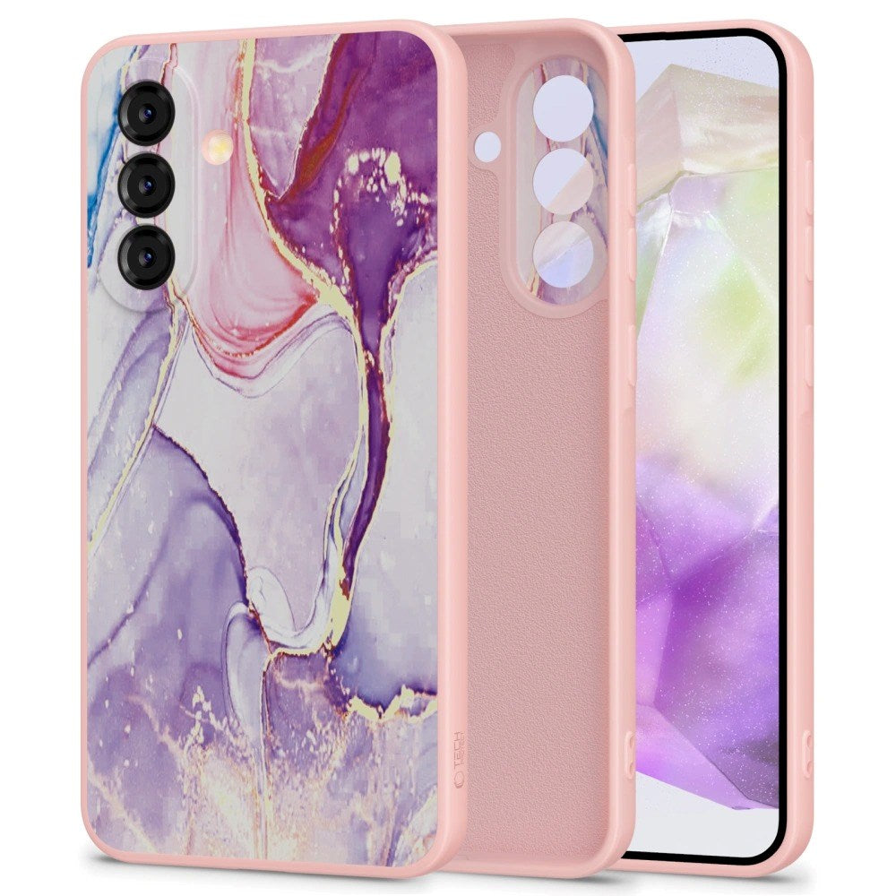 Samsung Galaxy A26 (5G) Tech-Protect Icon Skal - Colorful Marble