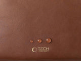 Tech-Protect MacBook / Laptop 15-16" Konstläder Sleeve med Fodrad Insida - Brown
