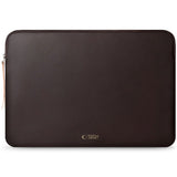 Tech-Protect MacBook / Laptop 15-16" Konstläder Sleeve med Fodrad Insida - Chocolate