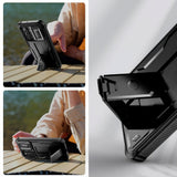 Samsung Galaxy A26 (5G) Tech-Protect Kevlar Pro Hård Plast Skal m. Skärmskydd & Kickstand - Svart