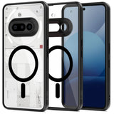 Nothing Phone (3a) Tech-Protect Magmat Skal - MagSafe-kompatibelt - Genomskinlig / Svart