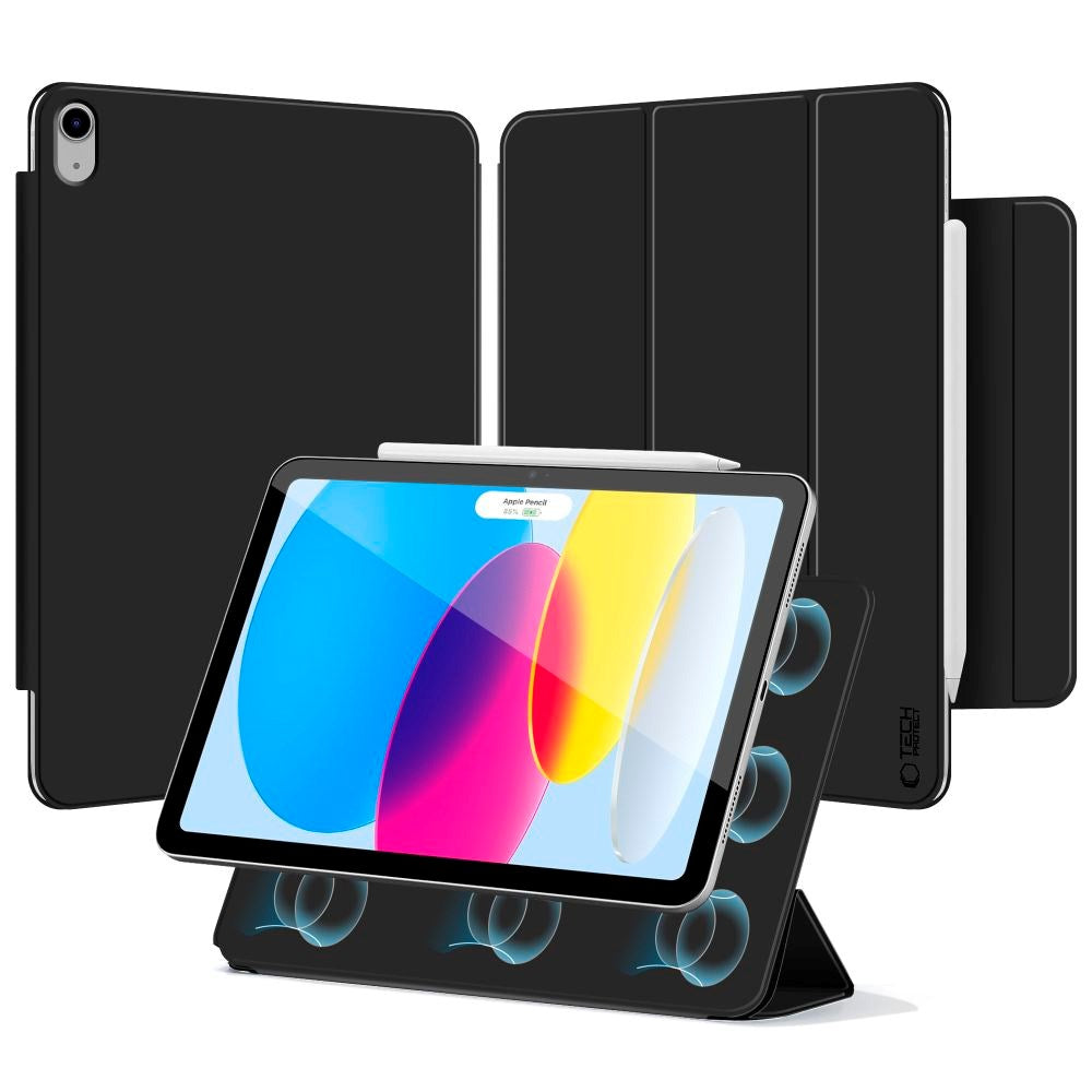 iPad 11" (2025) / 10.9" (2024 / 2022) Tech-Protect SmartCase Magnetisk Flip Fodral - Svart