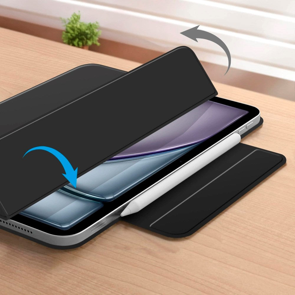 iPad Air 13" (2025 / 2024) Tech-Protect SmartCase Magnetisk Flip Fodral - Svart