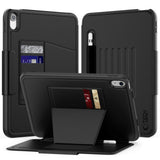 iPad 11" (2025) / iPad 10.9" (2024 / 2022) Tech-Protect Flip Fodral m. Kortficka & Penn Hållare - Svart