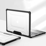 MacBook Air 13" M2 / M3 / M4 (2022 - 2025) Tech-Protect SmartShell Pro Skal - Svart / Genomskinlig