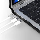 MacBook Air 13" M2 / M3 / M4 (2022 - 2025) Tech-Protect SmartShell Pro Skal - Svart / Genomskinlig