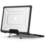 MacBook Air 15" M2 / M3 / M4 (2023 - 2025) Tech-Protect SmartShell Pro Skal - Svart / Genomskinlig