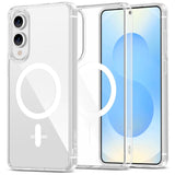 Samsung Galaxy S25 Edge Tech-Protect Flexair Hybrid Skal - MagSafe Kompatibel - Genomskinlig