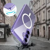 Samsung Galaxy S25 Edge Tech-Protect Flexair Hybrid Skal - MagSafe Kompatibel - Genomskinlig