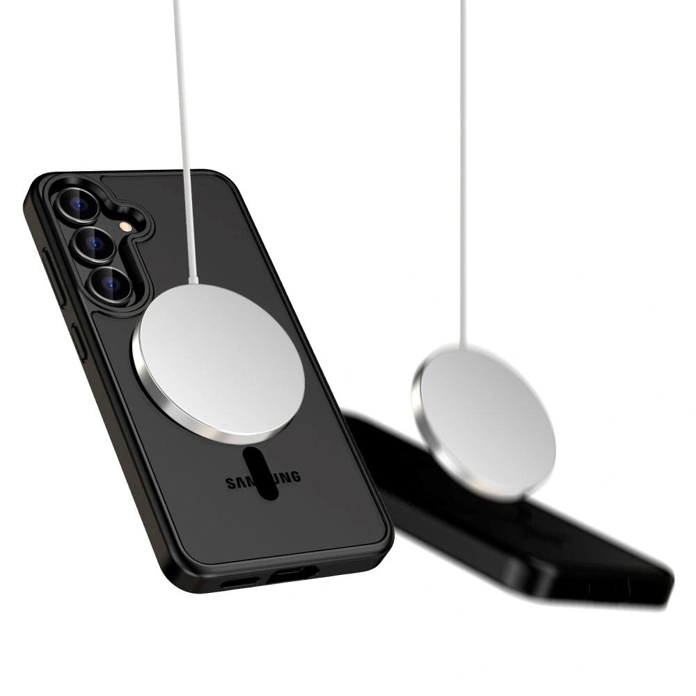 Samsung Galaxy S25 Edge Tech-Protect Magmat Skal - MagSafe Kompatibelt - Matt Svart