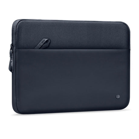 Tech-Protect MacBook / Laptop 13-14" Sleeve med Fodrad Insida & Ficka - Mörkblå