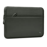 Tech-Protect MacBook / Laptop 13-14" Sleeve med Fodrad Insida & Ficka - Mörkgrön