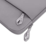 Tech-Protect MacBook / Laptop 13-14" Sleeve med Fodrad Insida & Ficka - Grå