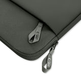 Tech-Protect MacBook / Laptop 15-16" Sleeve med Fodrad Insida & Ficka - Mörkgrön