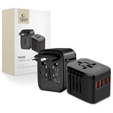 Tech-Protect Reseadapter EU / UK / US / AU - Svart
