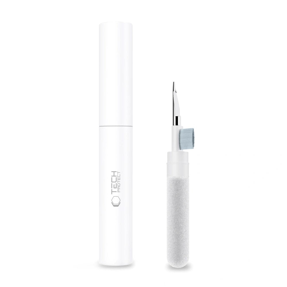 Tech-Protect 3-i-1 Rengöringsset för Hörlurar - Vit
