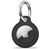 Apple AirTag 1. & 2. Gen. Tech-Protect Rough Plast Skal m. Karabinhake - 4 st - Svart