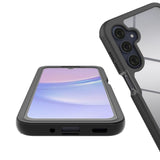 Samsung Galaxy A16 (4G/5G) Tech-Protect DEFENSE360 Skal med Skärmskydd - Genomskinlig / Svart