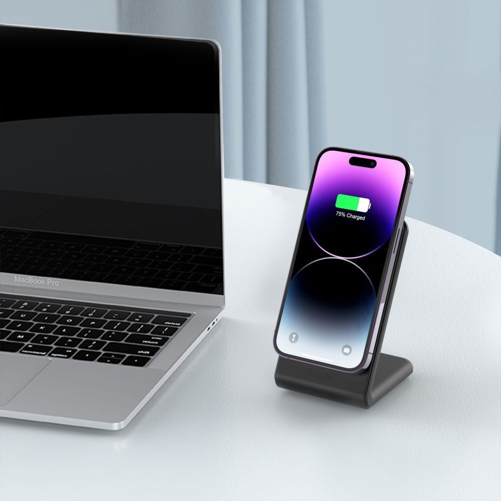 Tech-Protect QI15W-A38 MagSafe Trådlös Laddare - Svart