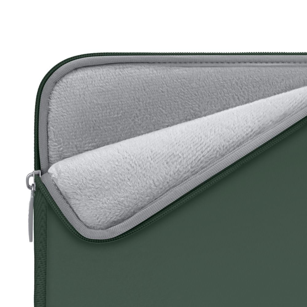 Tech-Protect Neoslim MacBook/Laptop 13-14" Sleeve m. Liten Väska - Grön