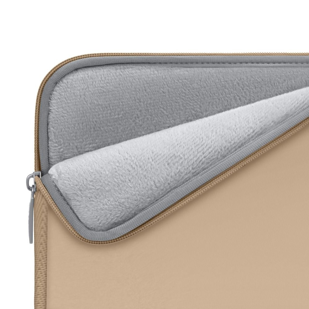 Tech-Protect Neoslim MacBook/Laptop 15-16" Sleeve m. Liten Väska - Beige