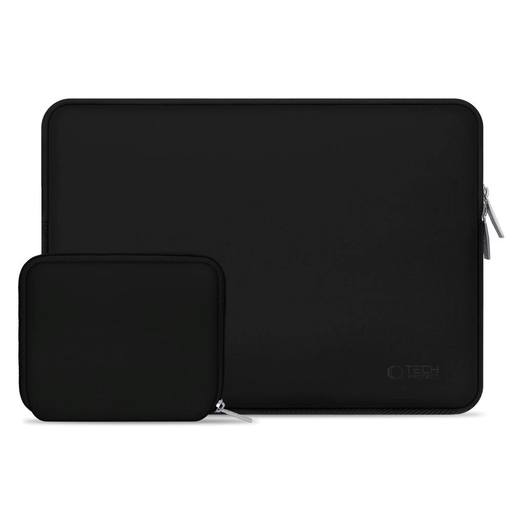 Tech-Protect Neoslim MacBook/Laptop 15-16" Sleeve m. Liten Väska - Svart