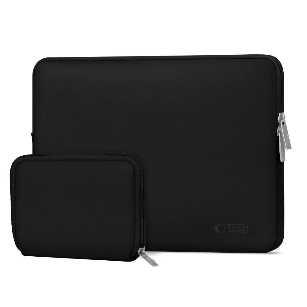 Tech-Protect Neoslim MacBook/Laptop 15-16" Sleeve m. Liten Väska - Svart